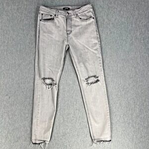 Jackson‎ Straight Leg Jeans Men 32 Gray Denim Distressed Casual Workwear 30Wx30L